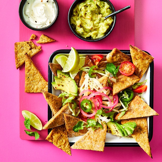 Loaded Vegan Falafel Nachos | Vegan Recipes | Cauldron