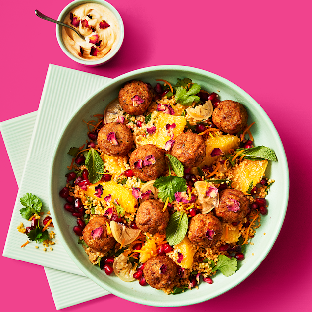 Moroccan Falafels with Vegetarian Couscous | Cauldron