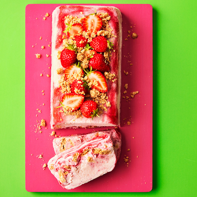 Vegan Strawberry Shortcake Semifreddo Recipe | Cauldron