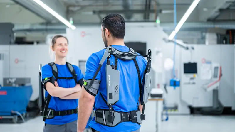 NEW EXOSKELETON FOR COMFORTABLE OVERHEAD WORK