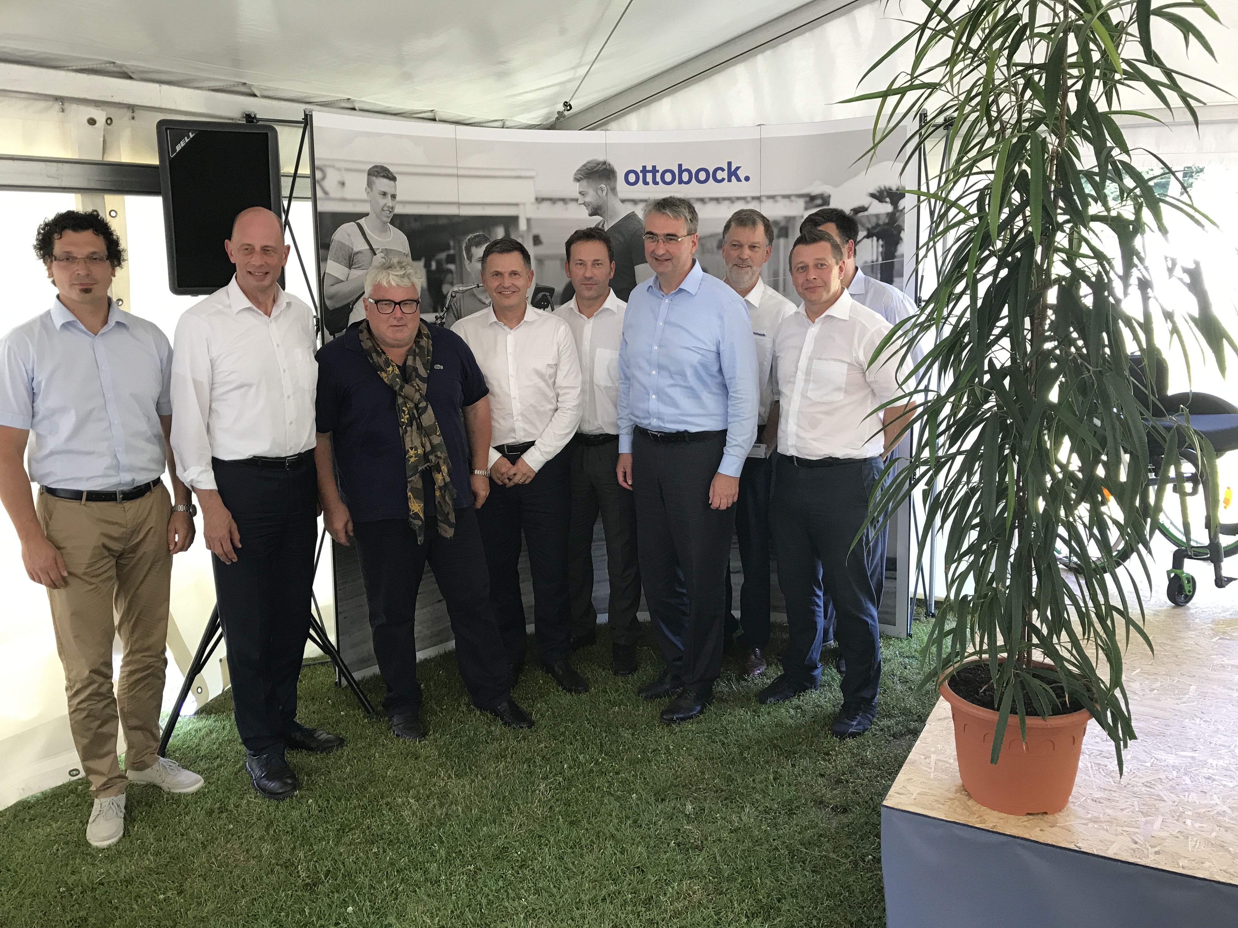 Feierstunde in Königsee mit Wolfgang Tiefensee, Thüringer Minister für Wirtschaft, Wissenschaft und Digitale Gesellschaft