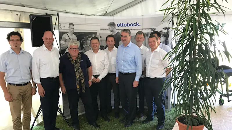 Feierstunde in Königsee mit Wolfgang Tiefensee, Thüringer Minister für Wirtschaft, Wissenschaft und Digitale Gesellschaft