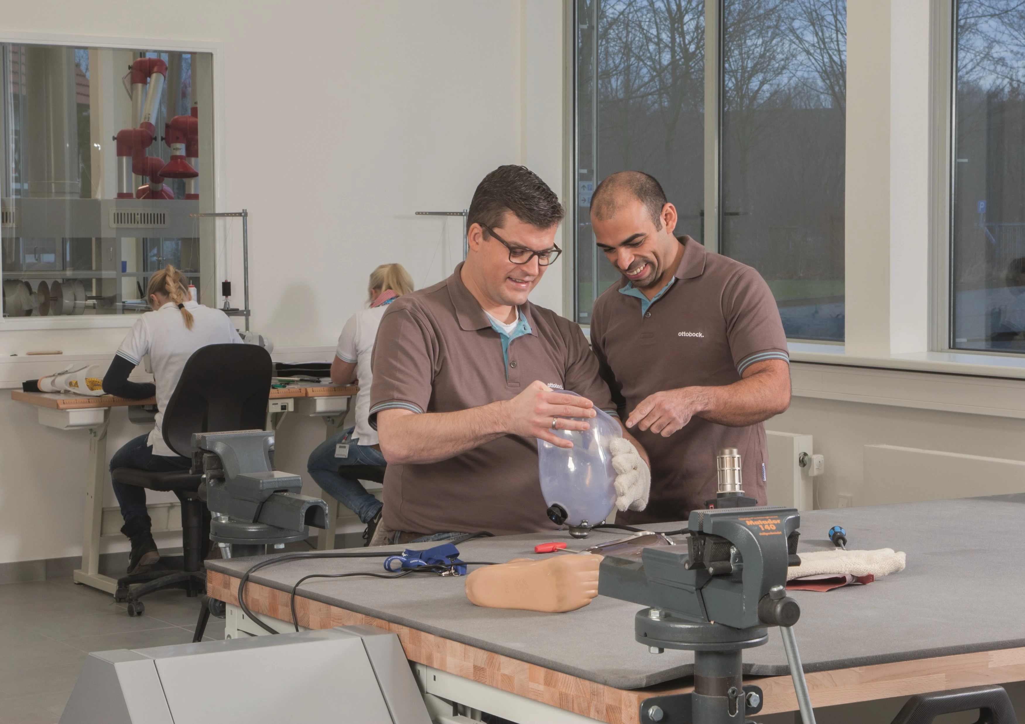 O&P professionals in the workshop