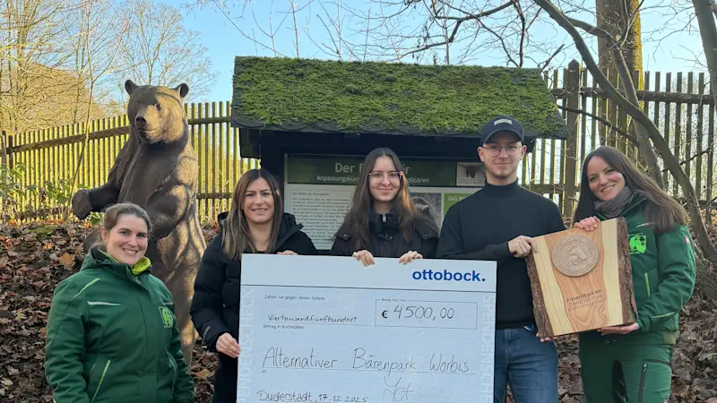 Spendenübergabe JuFi 2026 Bärenpark Worbis