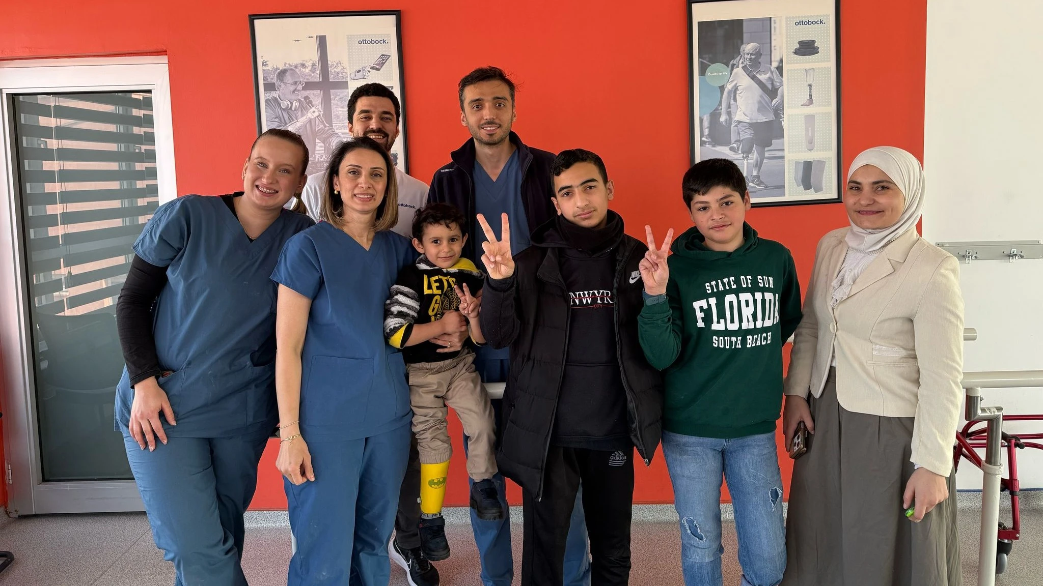The prosthetic treatment of the injured children from Gaza was a matter close to the heart of our colleagues in Turkey.