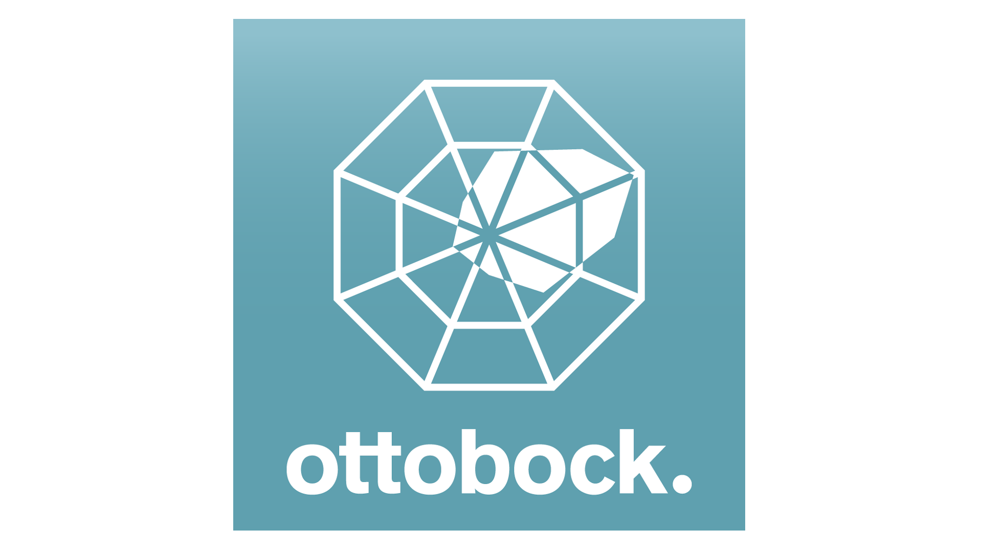 Ottobock Myo Control app logo featuring a geometric symbol and the Ottobock wordmark, representing digital control of myoelectric upper limb prostheses.