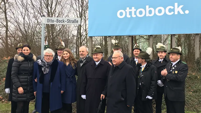 Einweihung der Otto-Bock-Straße in Duderstadt