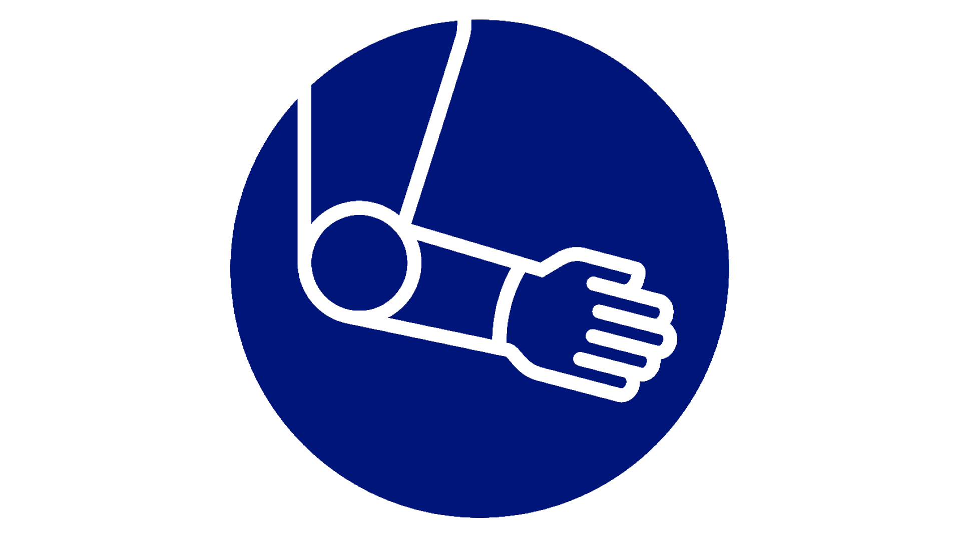 Ottobock connectgrip app logo featuring a stylized arm with elbow joint and hand, representing smartphone control of upper limb prosthetic devices.