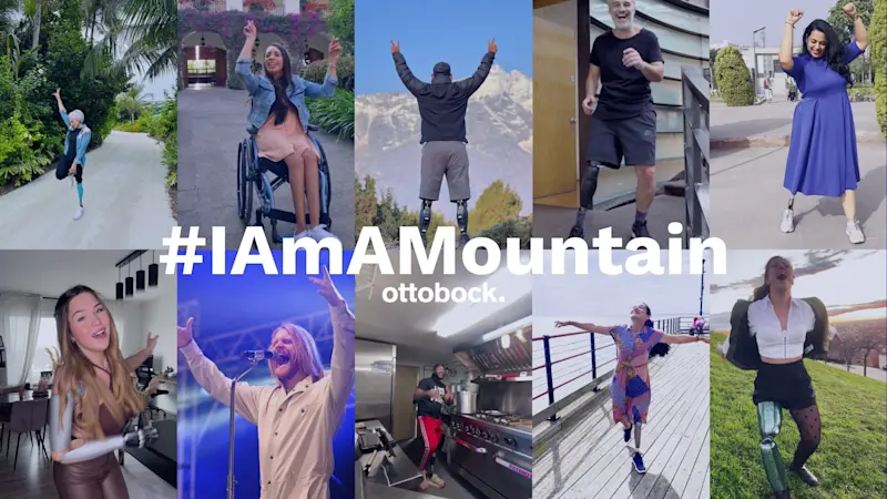 Ottobocks global campaign #IAmAMountain