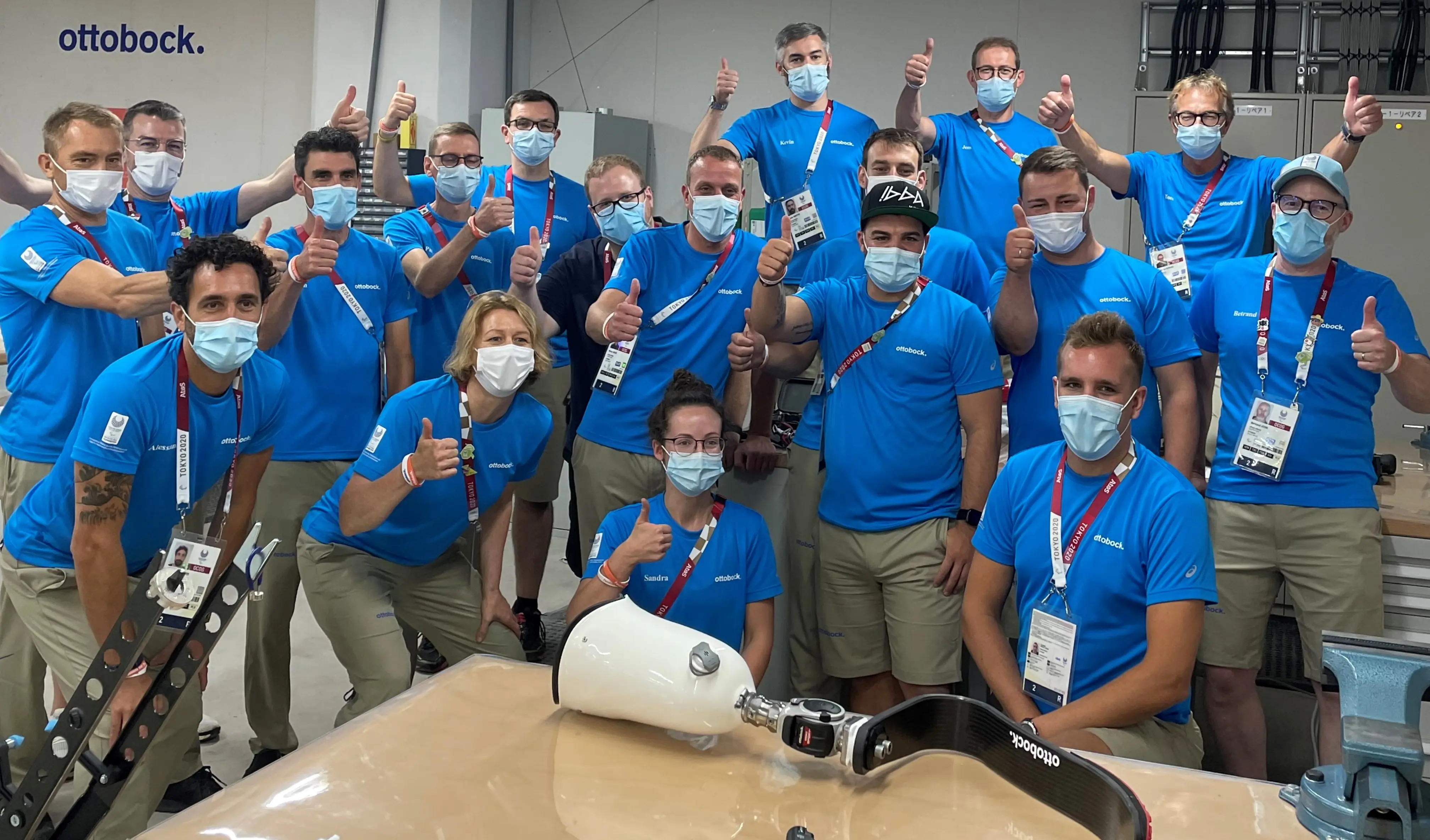 Ottobock Service Team at the Paralympic Games © Ottobock