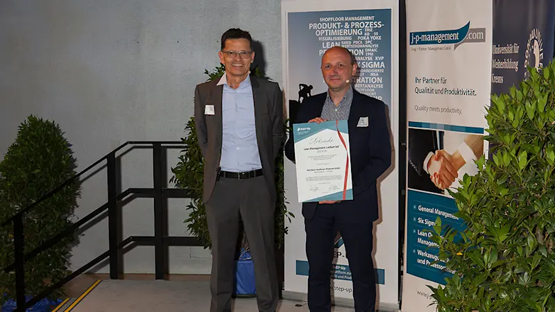 Auszeichnung Lean Management Leitbetrieb