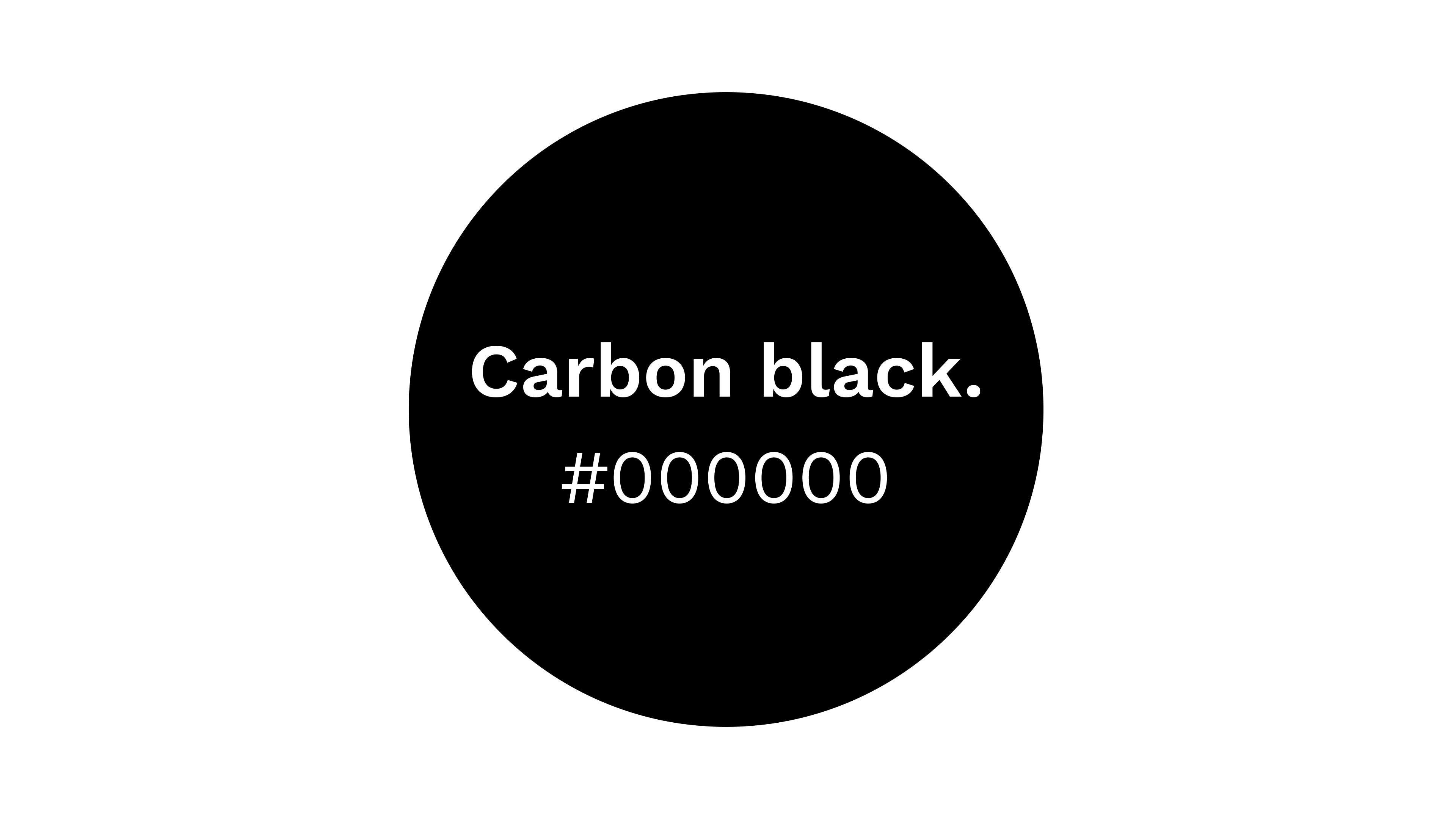 colors carbon black