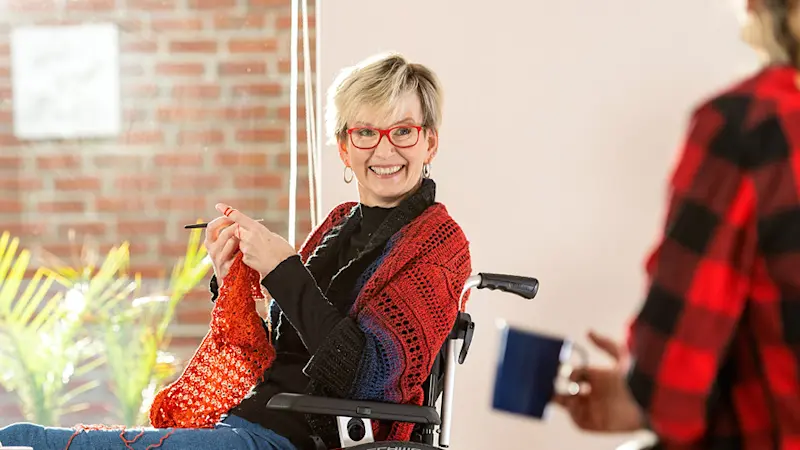 Grafik, die das Nachhaltigkeitsziel 3 (Gesundheit und Wohlergehen) abbildet