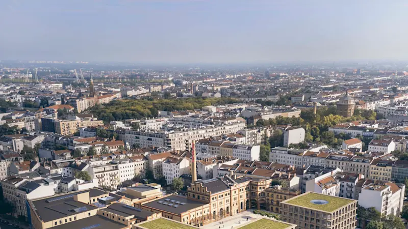 Auf dem großen Areal von Bötzow Berlin wird Zukunft aktiv gestaltet.