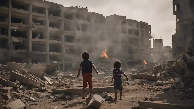 Image Engagement - Help for people in crisis areas - warzone