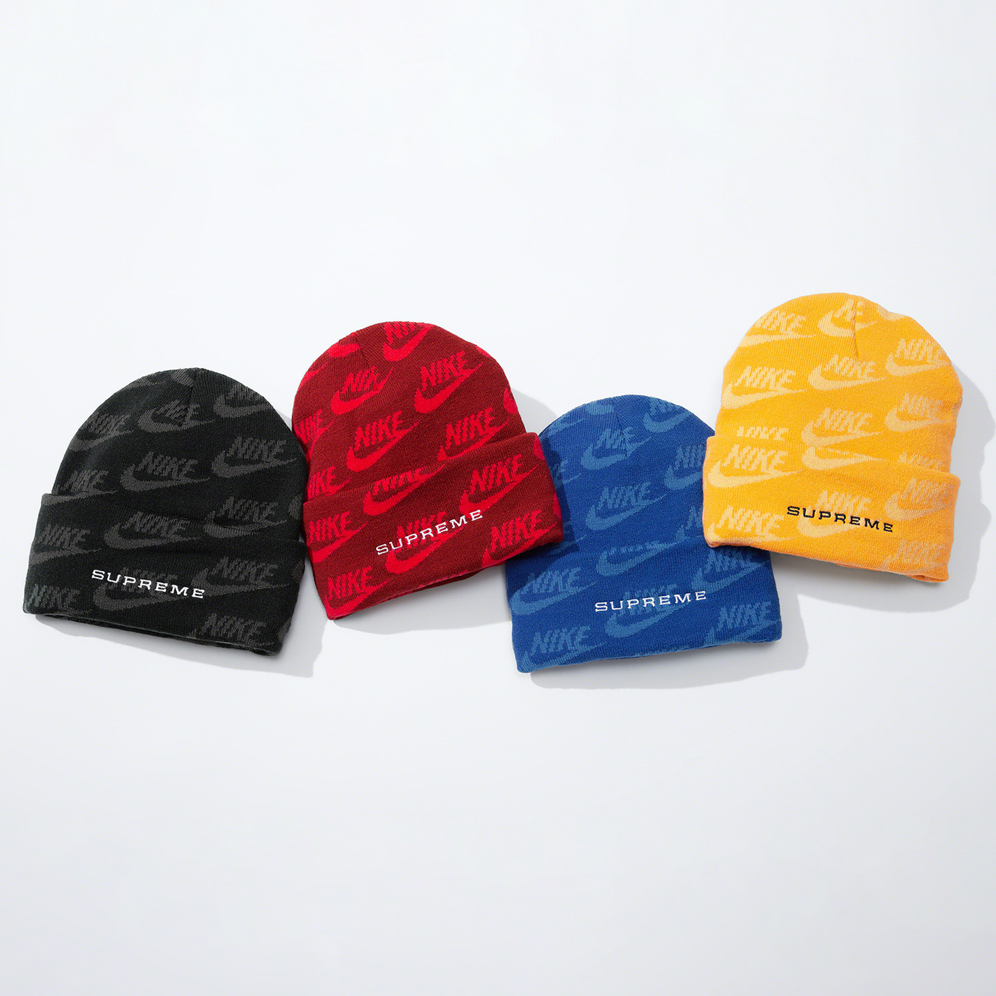 supreme Jacquard Logos Beanie nike ビーニー