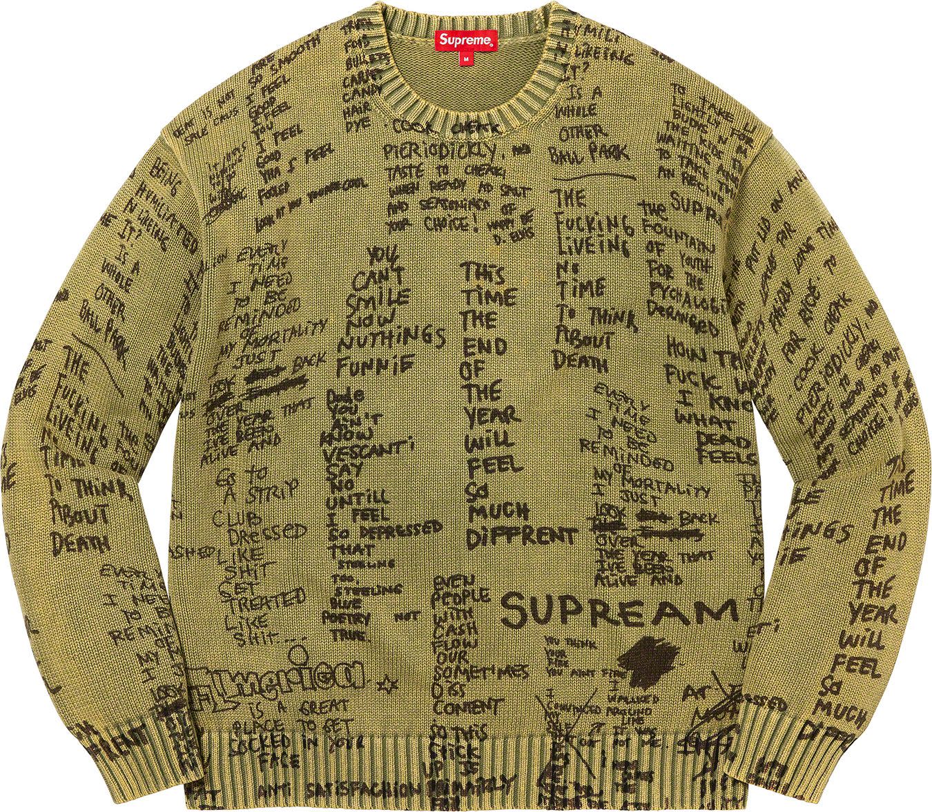 Supreme GONZ POEMS SWEATER | Supreme - SLN Official