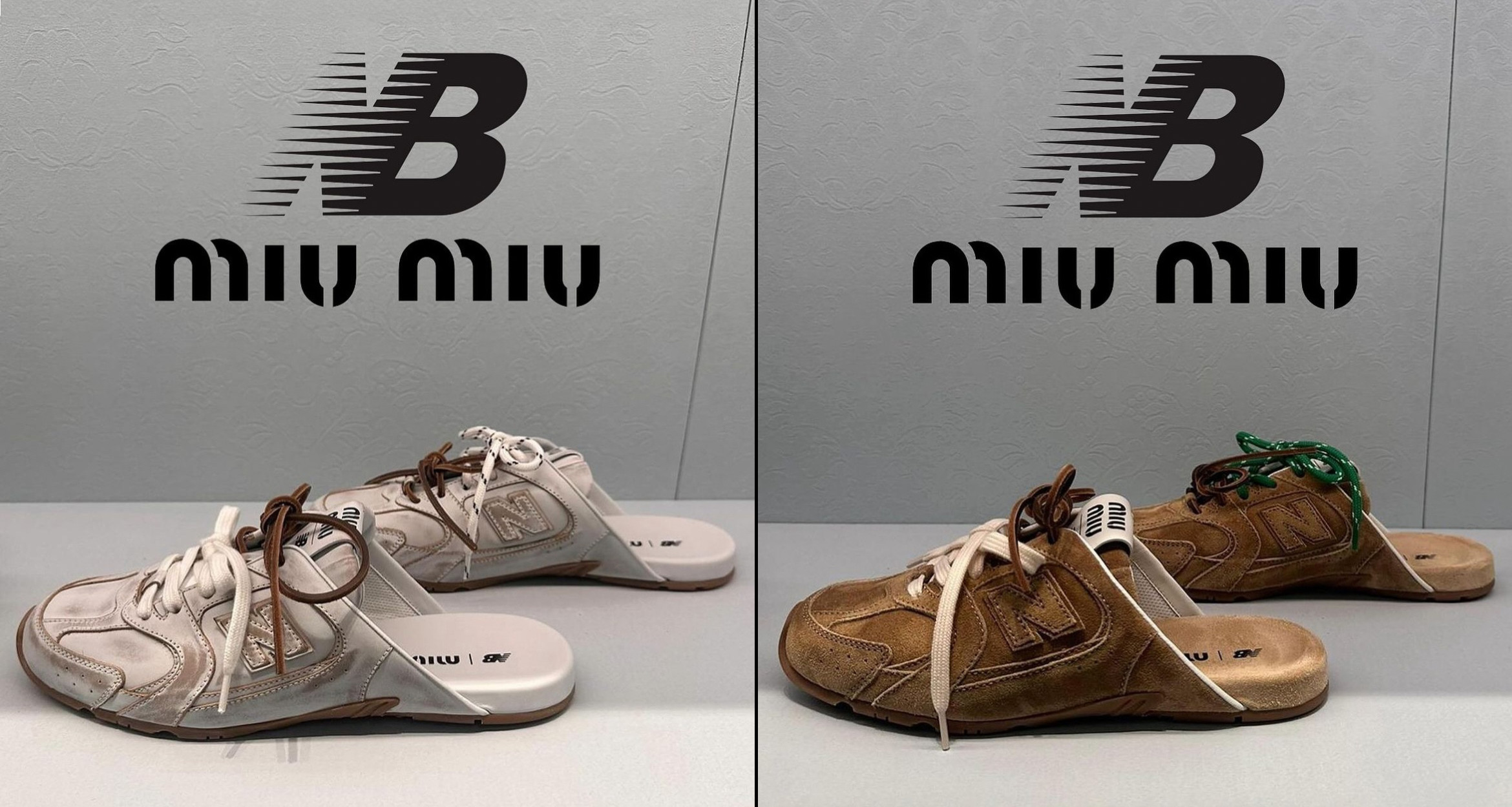 【Hana】MIUMIU Coming Soon: New Balance x Miu Miu “Miules” - SLN Official