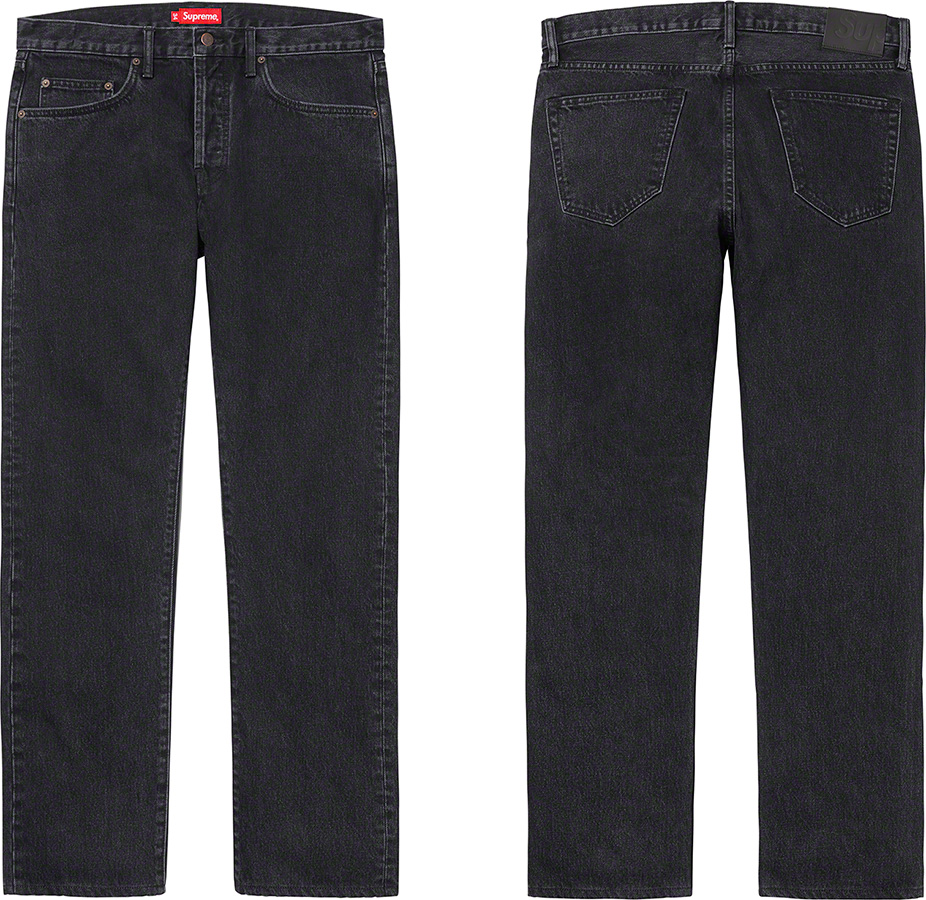 Stone Washed Black Slim Jean | Supreme - SLN Official