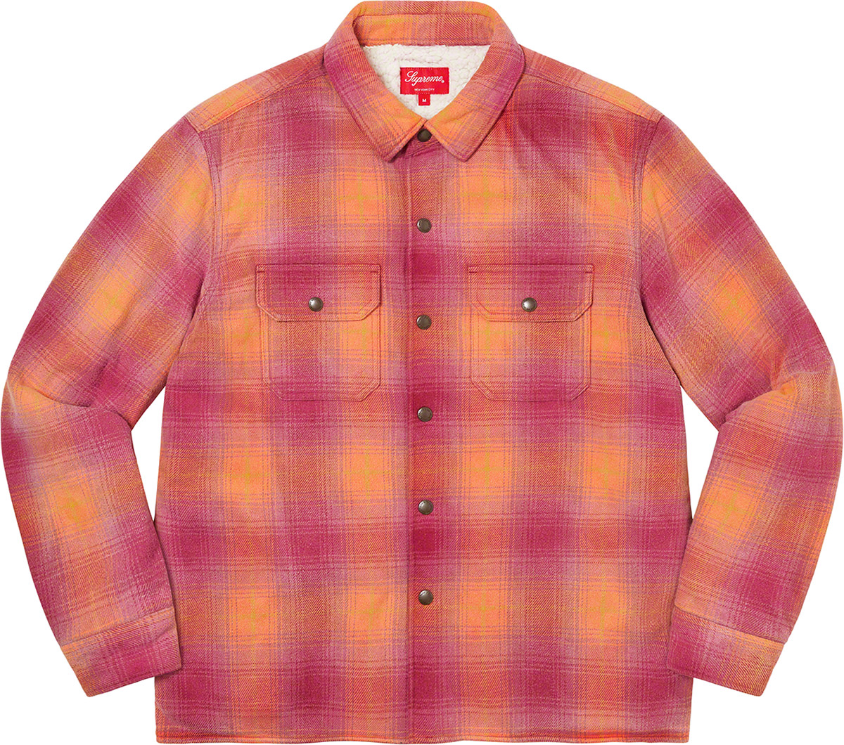 Supreme Shearling Lined Flannel Shirt | Supreme - SLN Official