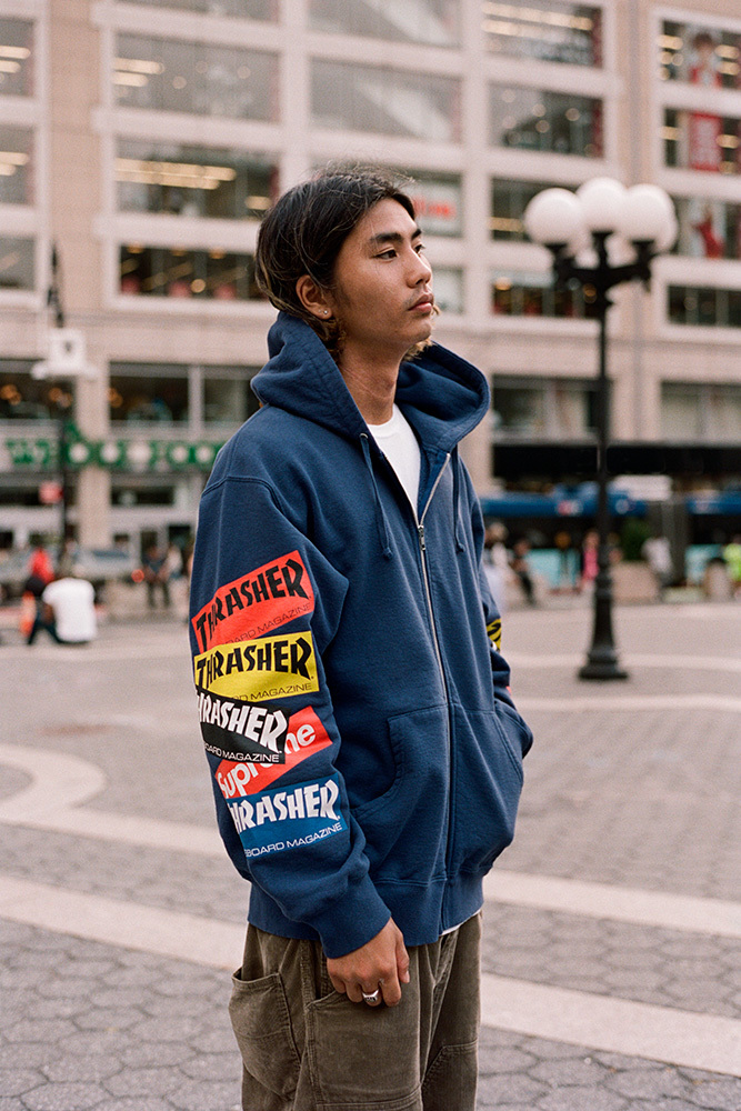 古着BFSSUPREME 21FW  スラッシャーコラボデニム