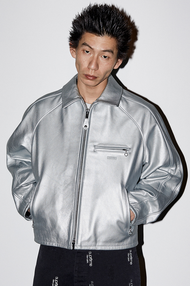 Sequin Varsities, Heavy Leathers & More in Supreme's Spring Jacket