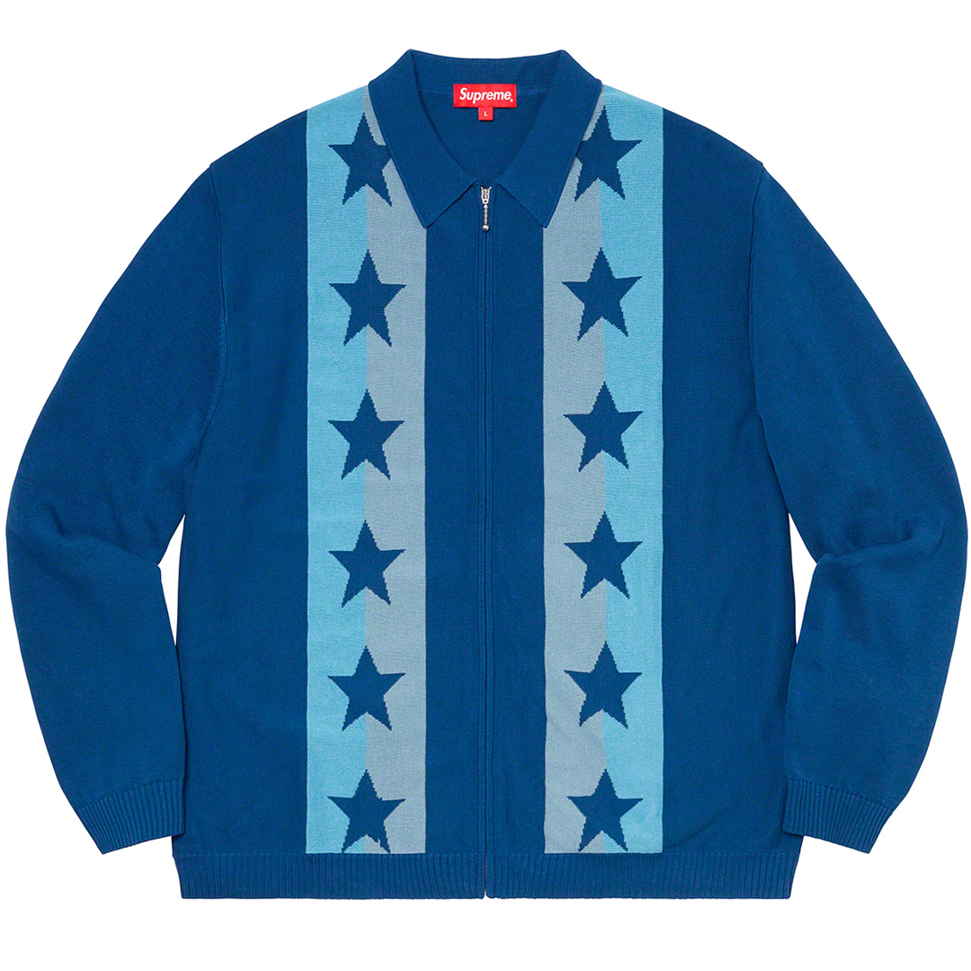 supreme zip up polo
