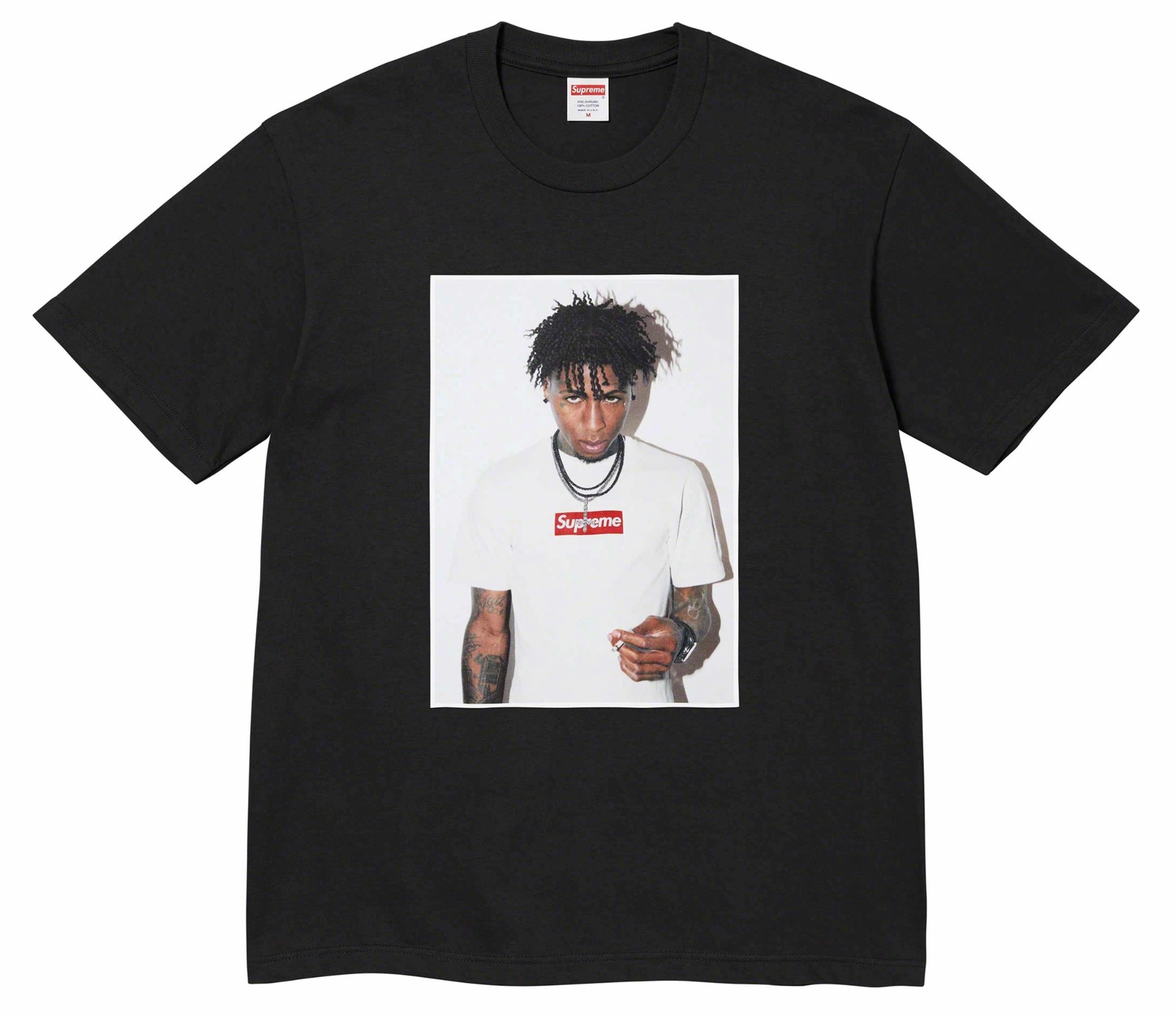 NBA Youngboy Photo Tee & Satanic Stained Glass for Supreme FW23 Graphic Tee  Collection - SLN Official