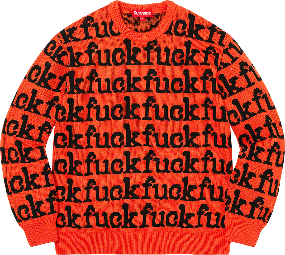 supreme fuck sweater-