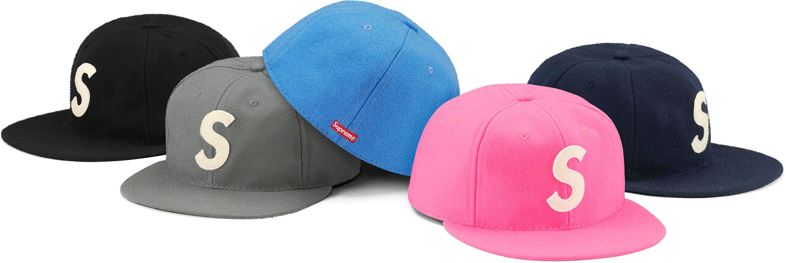 SUPREME x EBBETS® S LOGO FITTED 6 PANEL   Supreme   SLN Official