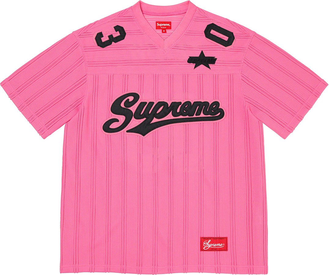 Supreme stripe football jersey Mサイズ