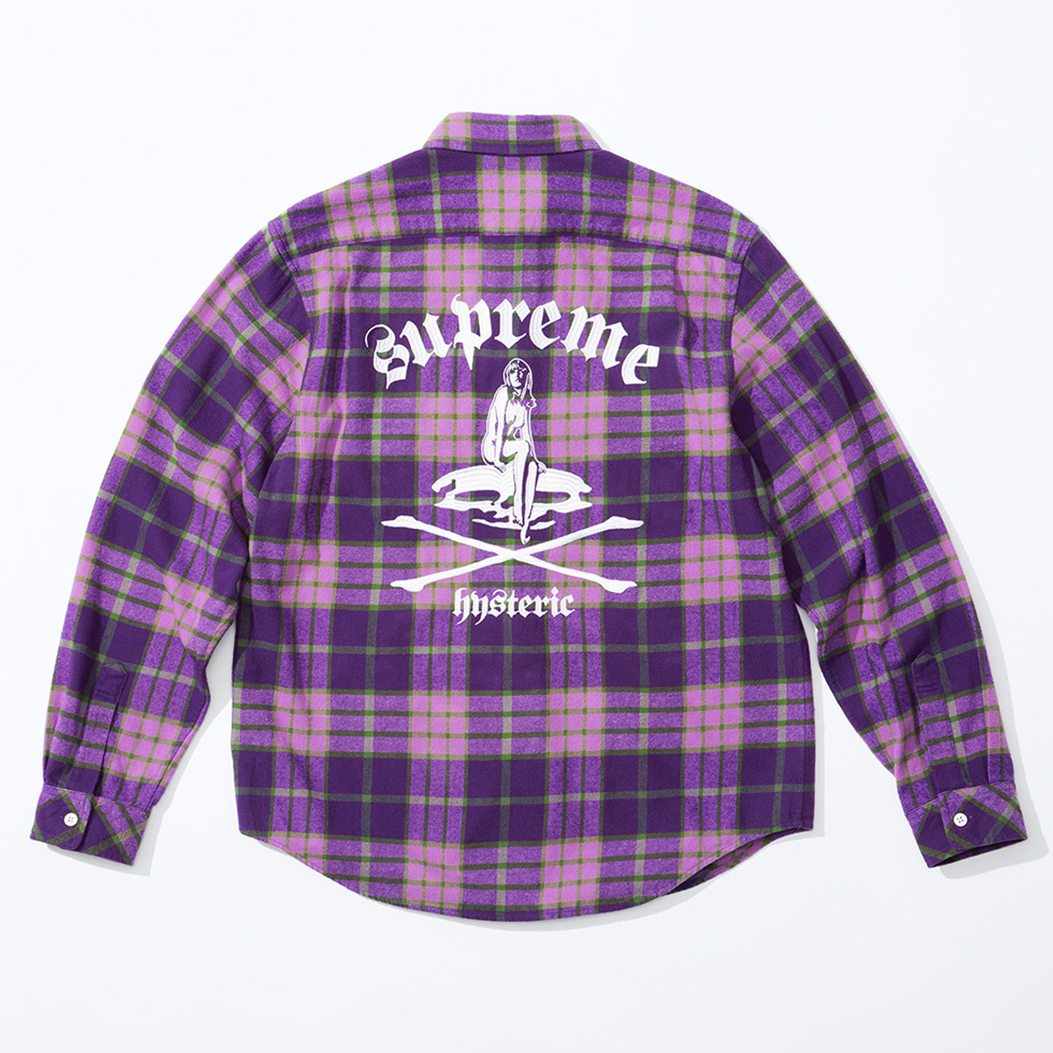 SUPREME × HYSTERIC GLAMOUR Flannel Shirt