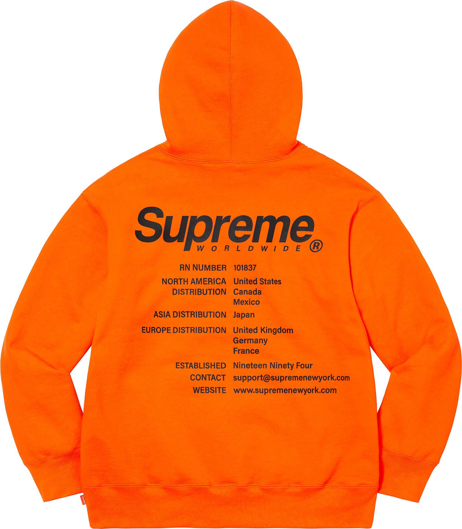 Supreme Worldwide Hooded Sweatshirt | Supreme - SLN Official