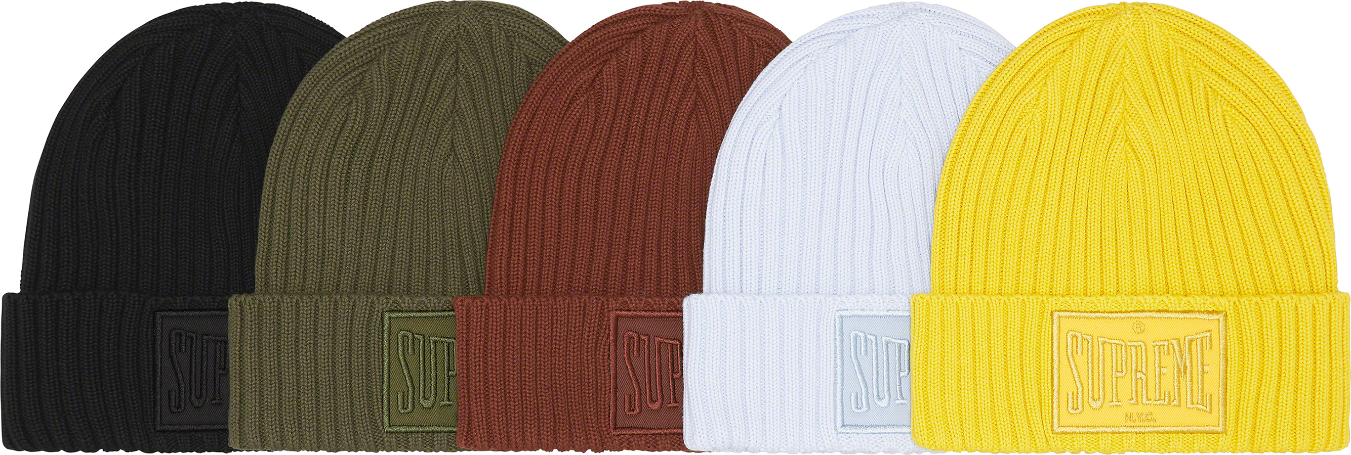 overdyed patch beanie