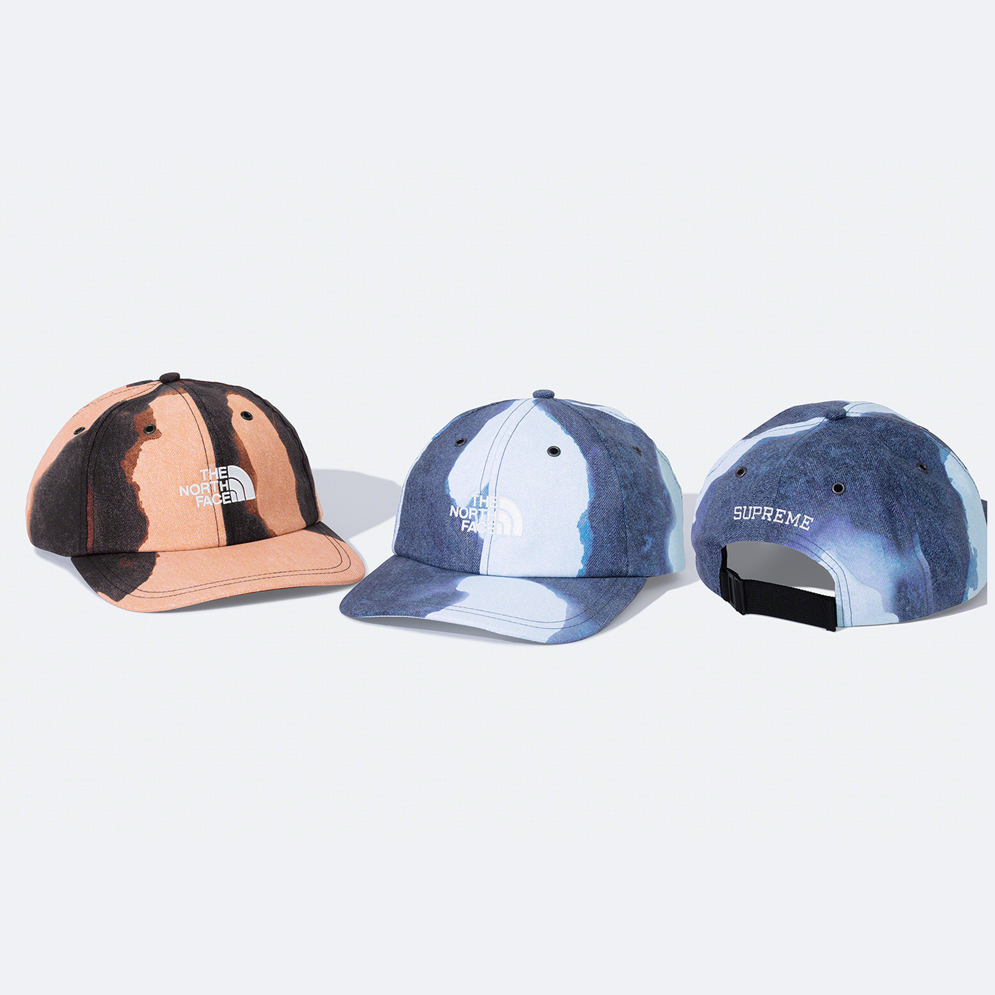 supreme bleached denim hat