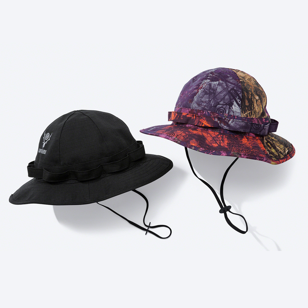 SUPREME x SOUTH2 WEST8 Jungle Hat Multicolor Camo Bucket Small/Medium NEW  S/S 21