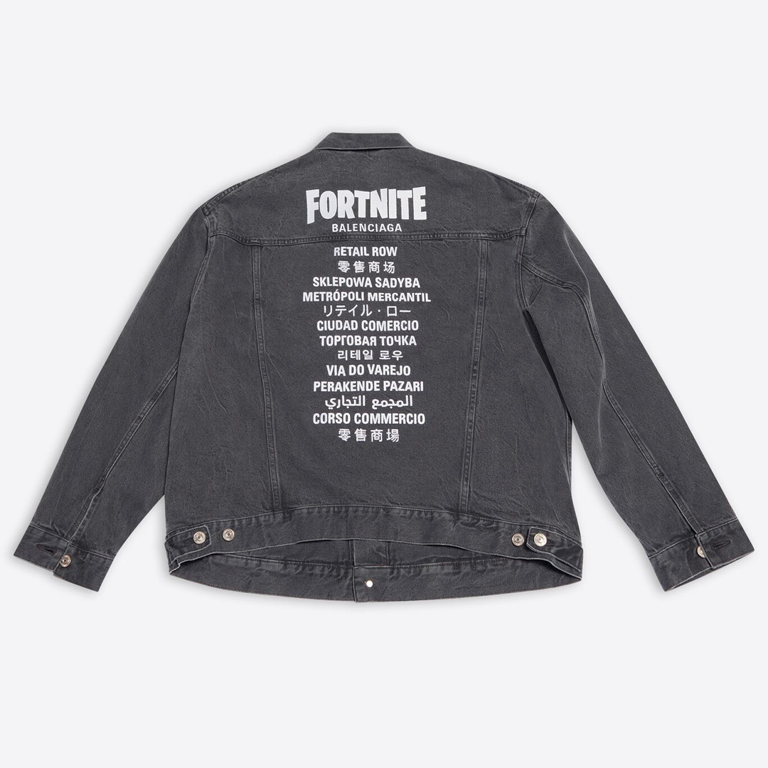 【VIPセール!】Balenciaga FORTNITE ロゴ デニムジャケット Fortnite x Balenciaga Denim Jacket | Balenciaga - SLN Official
