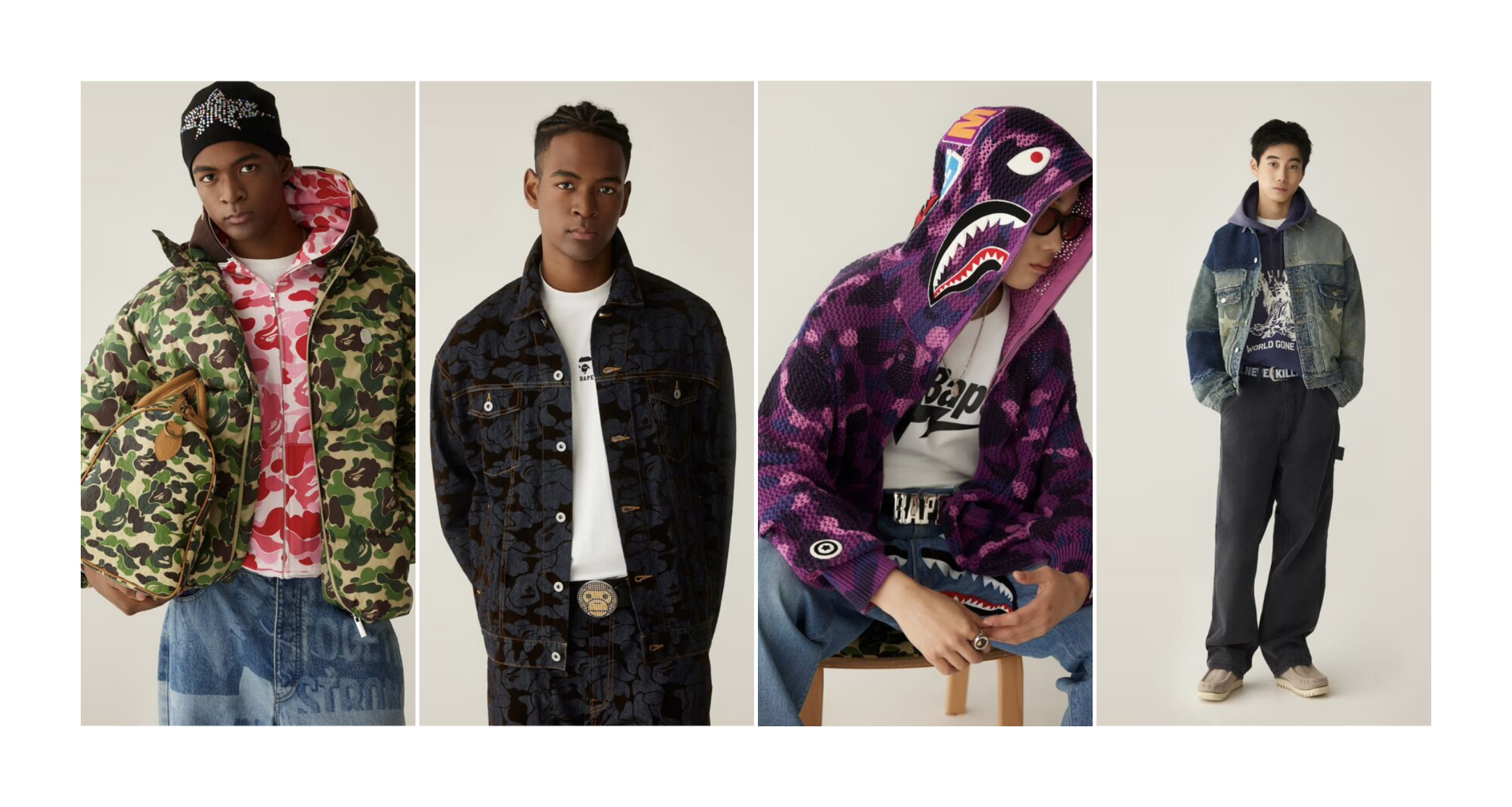 BAPE Channels Y2K Energy in Fall Winter ’25 Lookbook