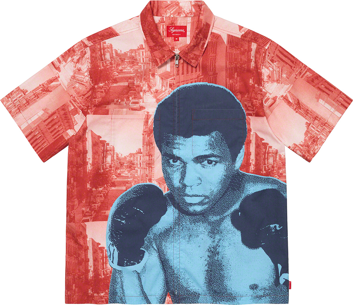 Muhammad Ali Zip Up S/S Shirt | Supreme - SLN Official