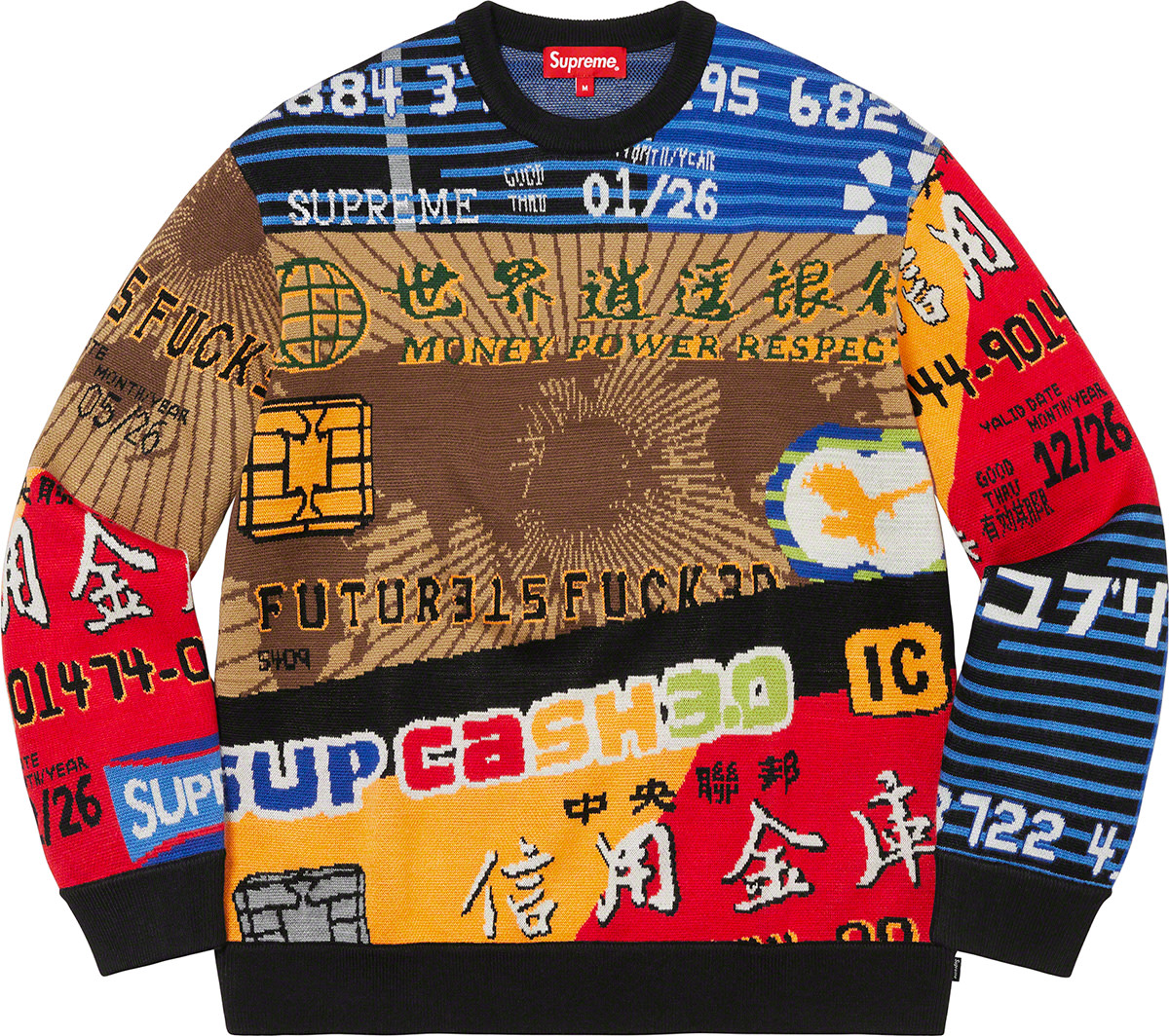 Supreme Credit Cards Sweater | Supreme - SLN Official