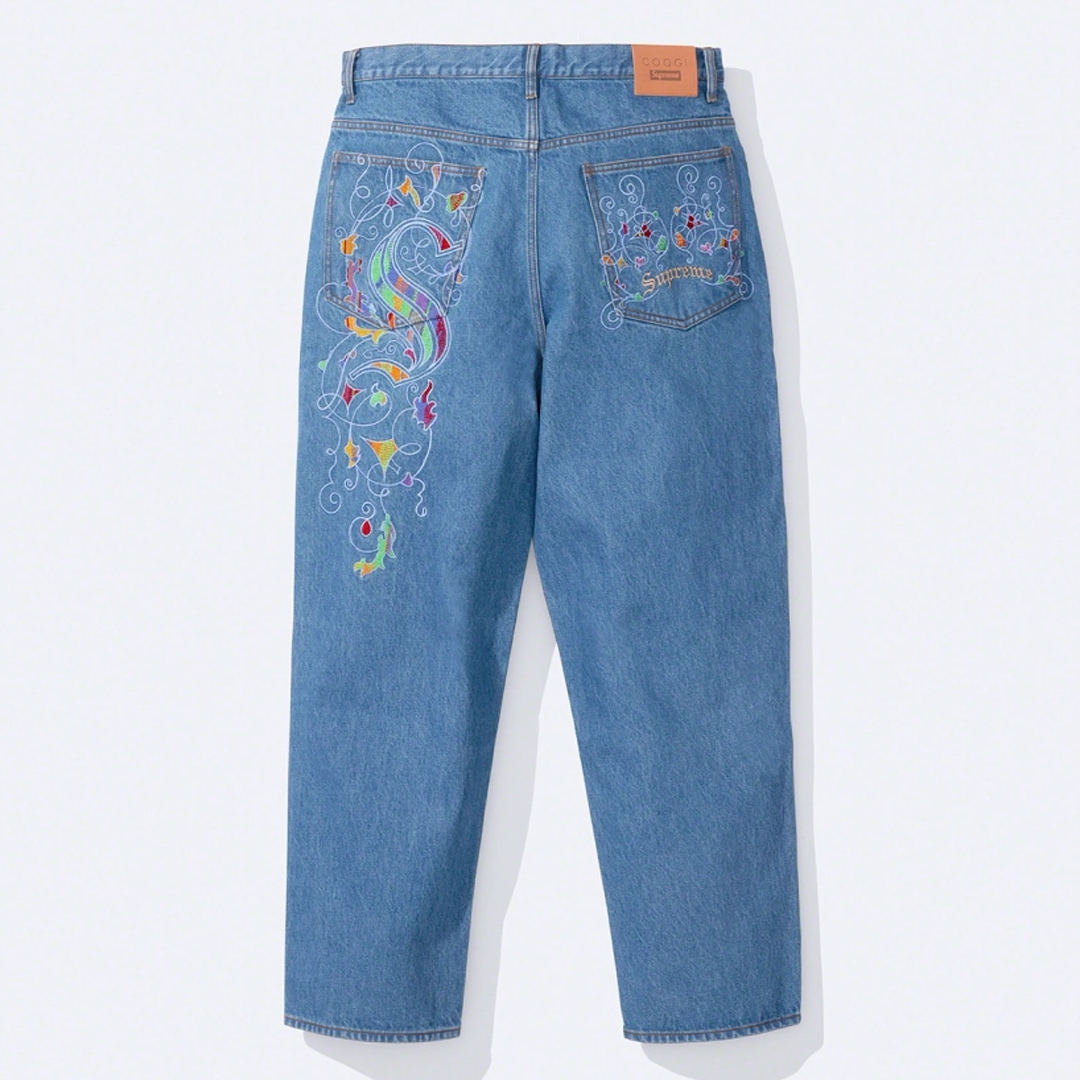 supreme Coogi Baggy Jean Blue size 34 - デニム/ジーンズ