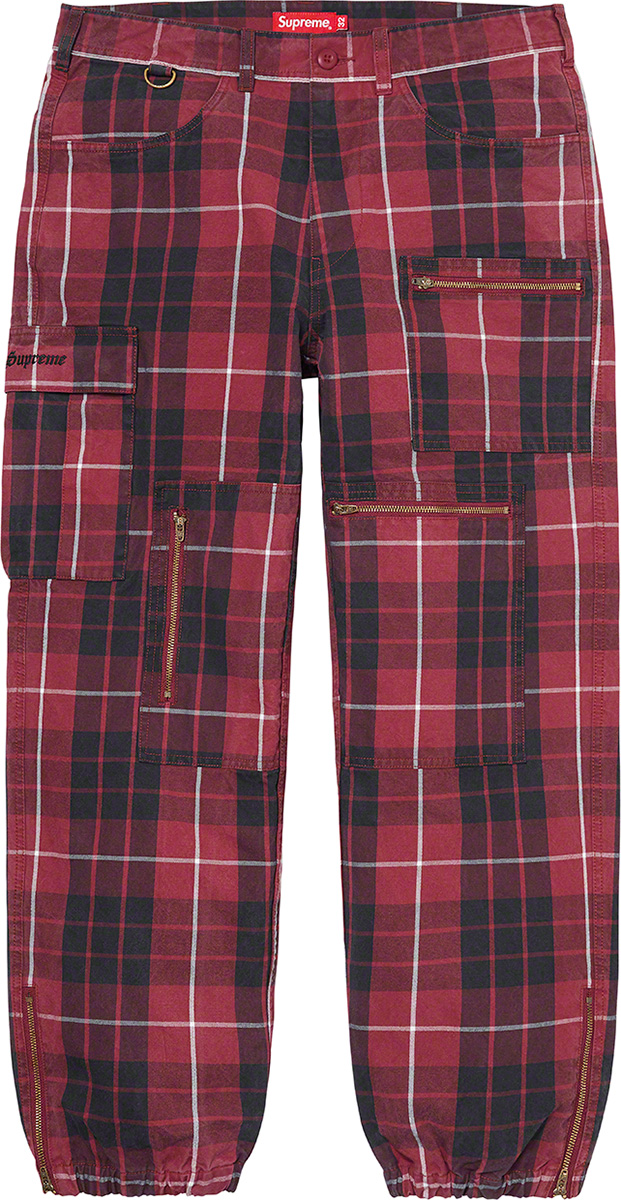 海外輸入商品 Supreme Gingham Flight Pant Red | www.hexistor.com