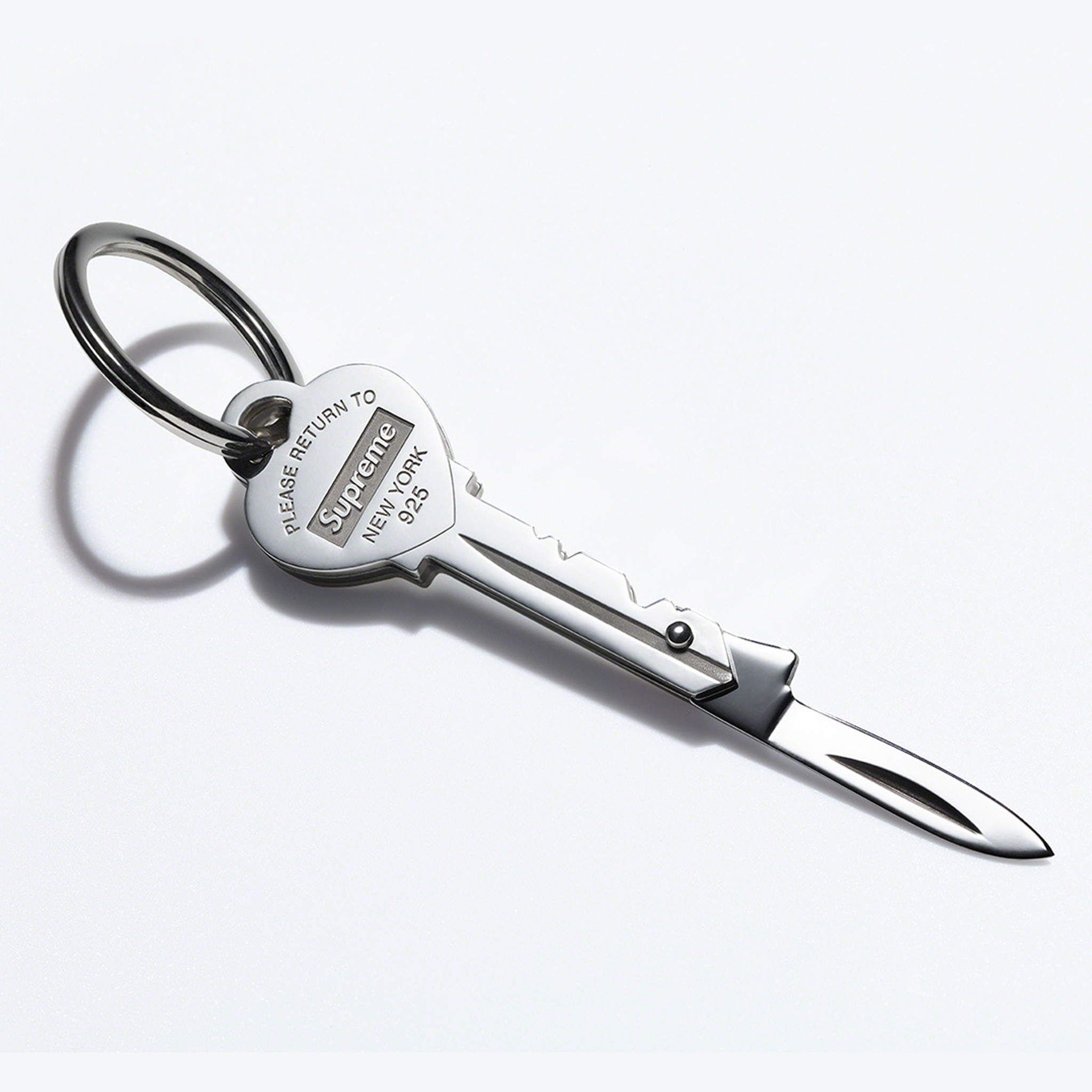 Supreme®/Tiffany&Co.Heart Knife Key Ring | myglobaltax.com