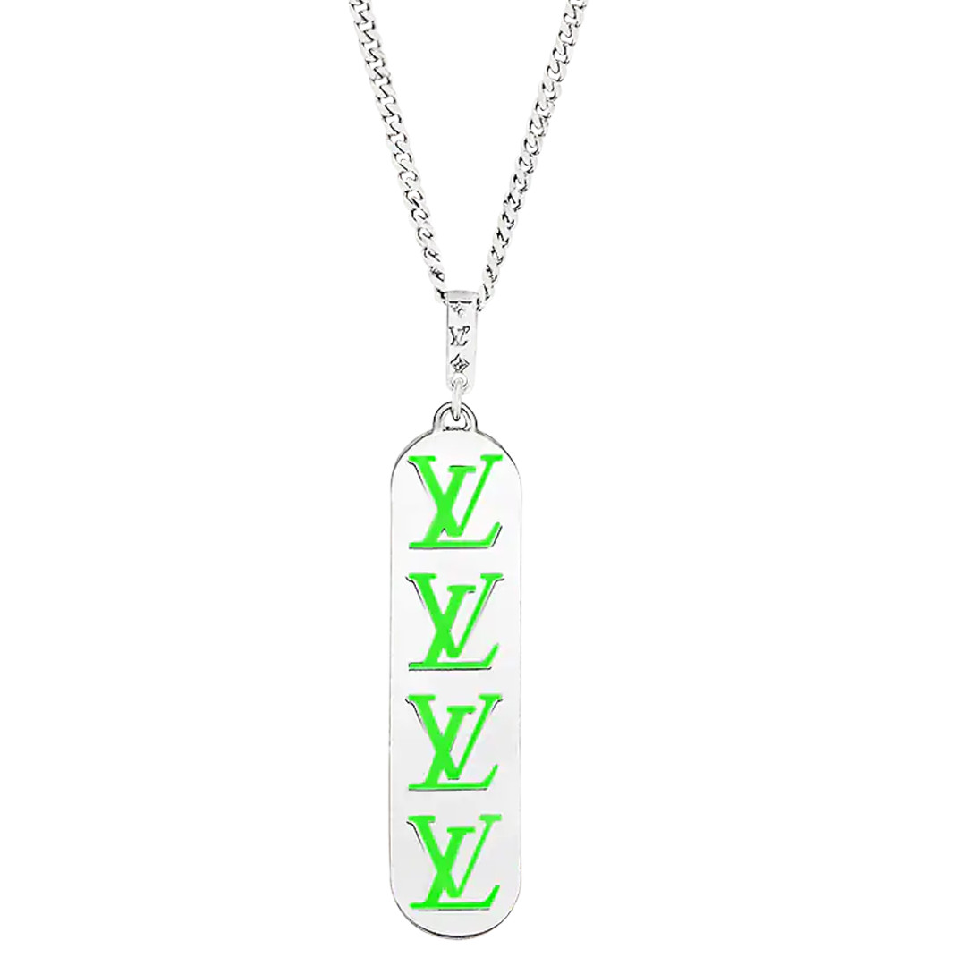 Louis Vuitton LV Skateboard Pendant Necklace, Men's Fashion