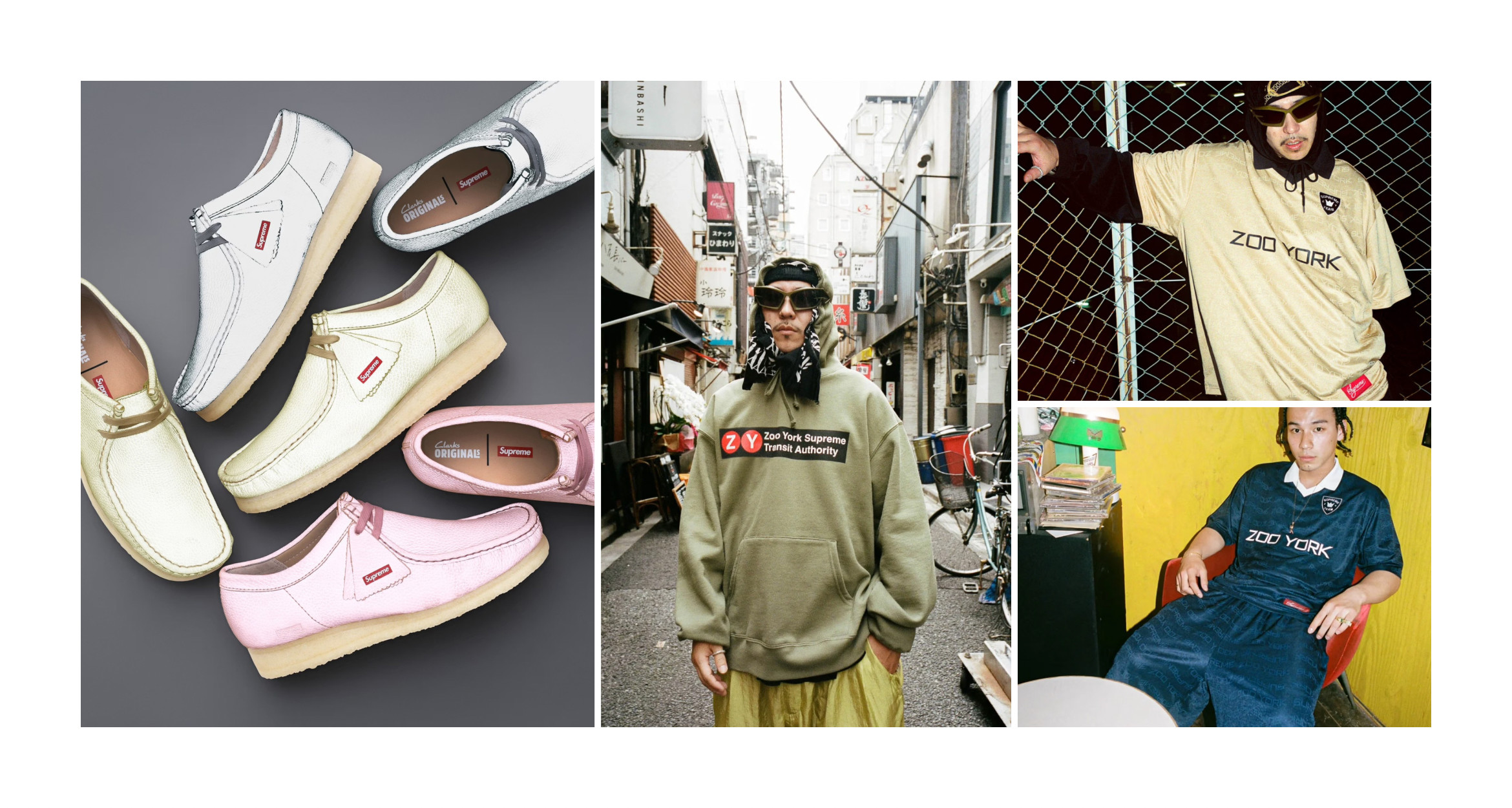 Reflective Clark’s Wallabees + *Official* Zoo York Collab in Supreme’s SS25 Week 17 Droplist