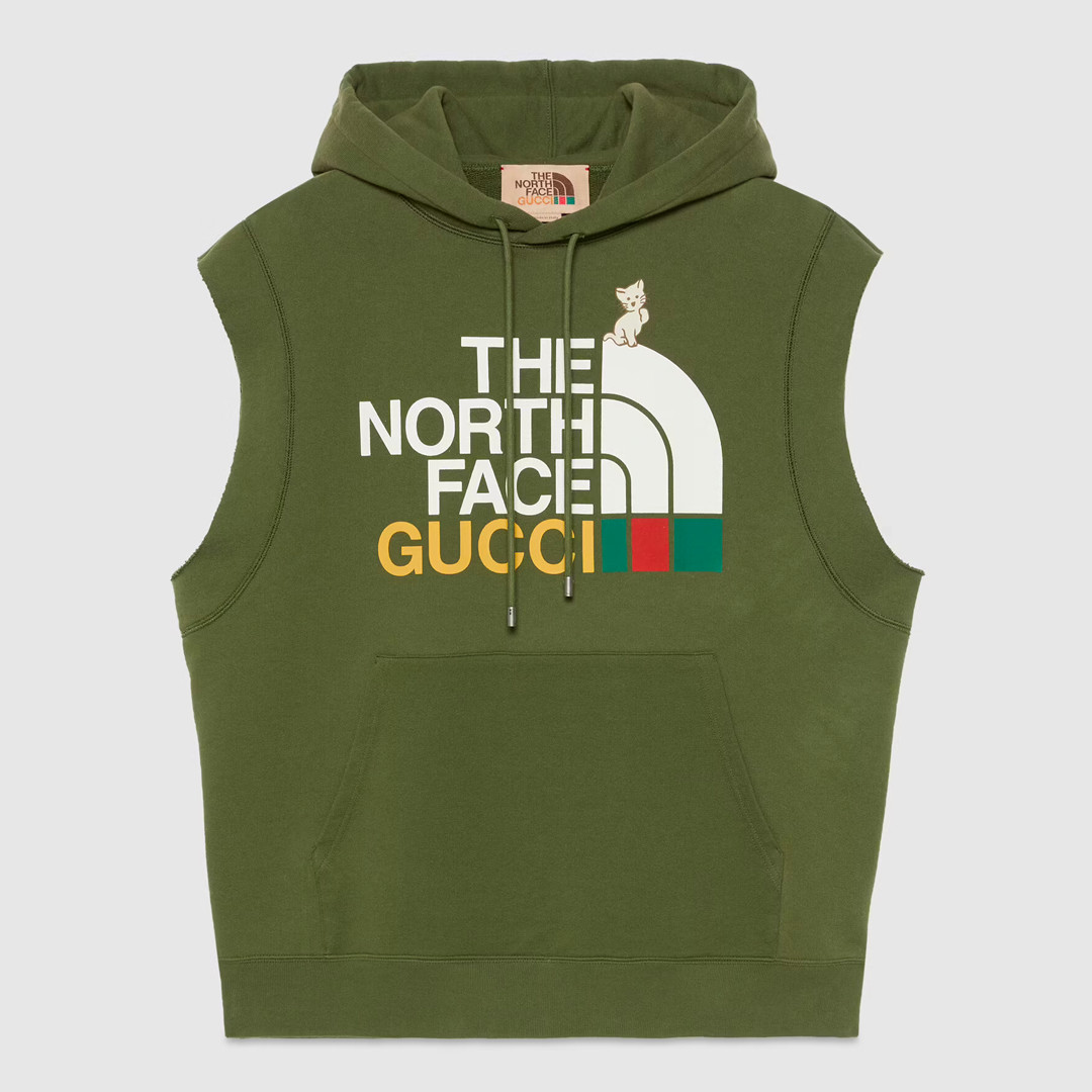 Gucci The North Face X Sweatshirt In Green