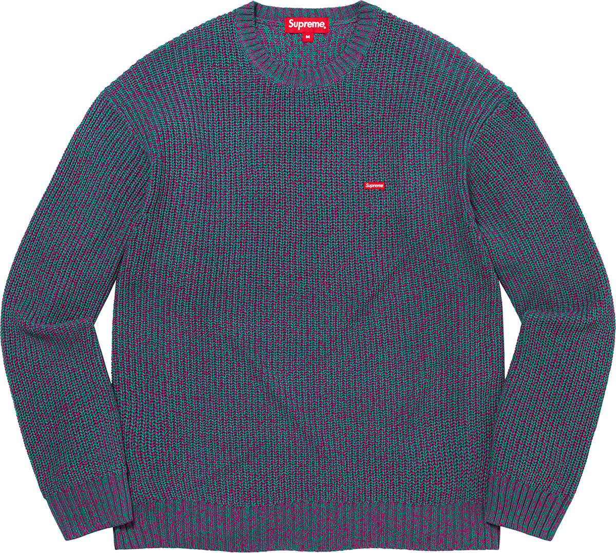 Supreme Melange Rib Knit Sweater 