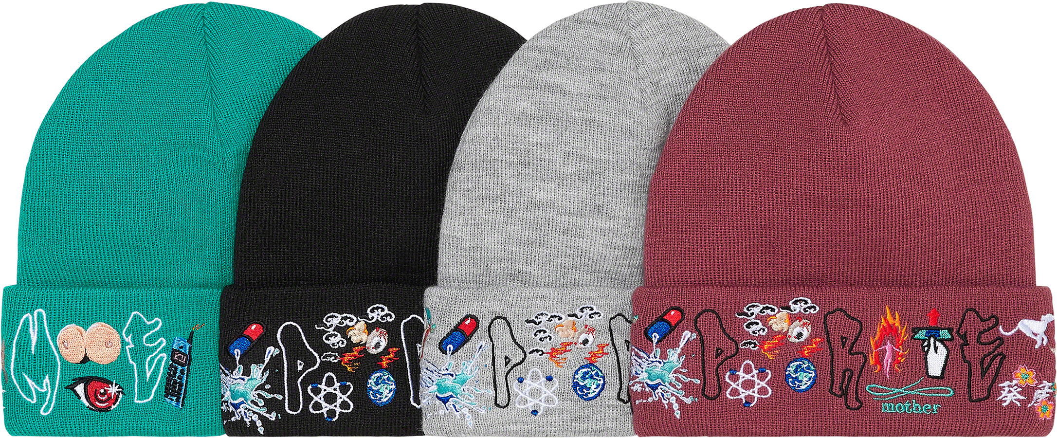 メール便不可】 SUPREME AOI Icons beanie 野村周平着用 ニット