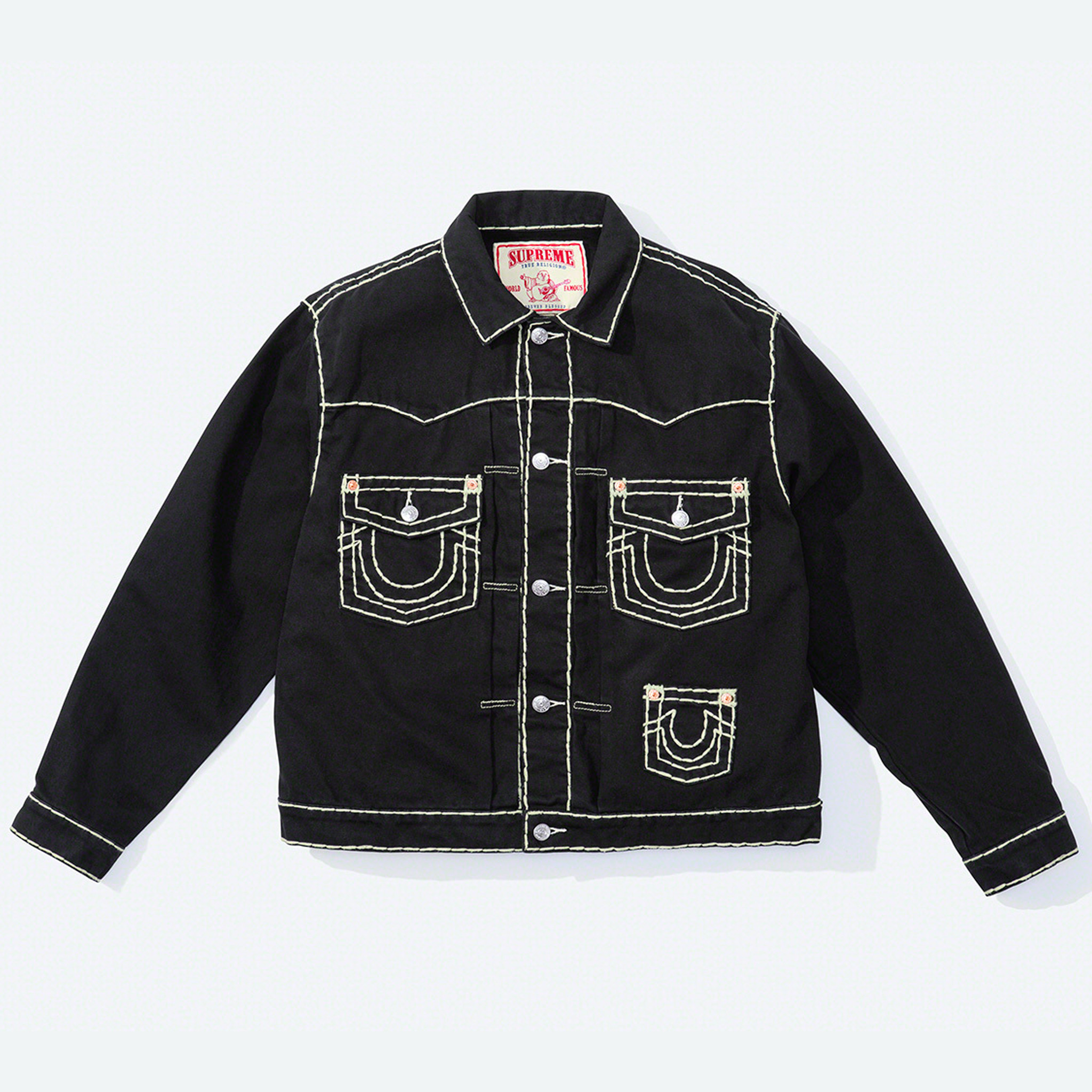 Supreme x True Religion Black Denim Jacket | Supreme - SLN Supreme x True Religion Black Denim Jacket | Supreme - SLN