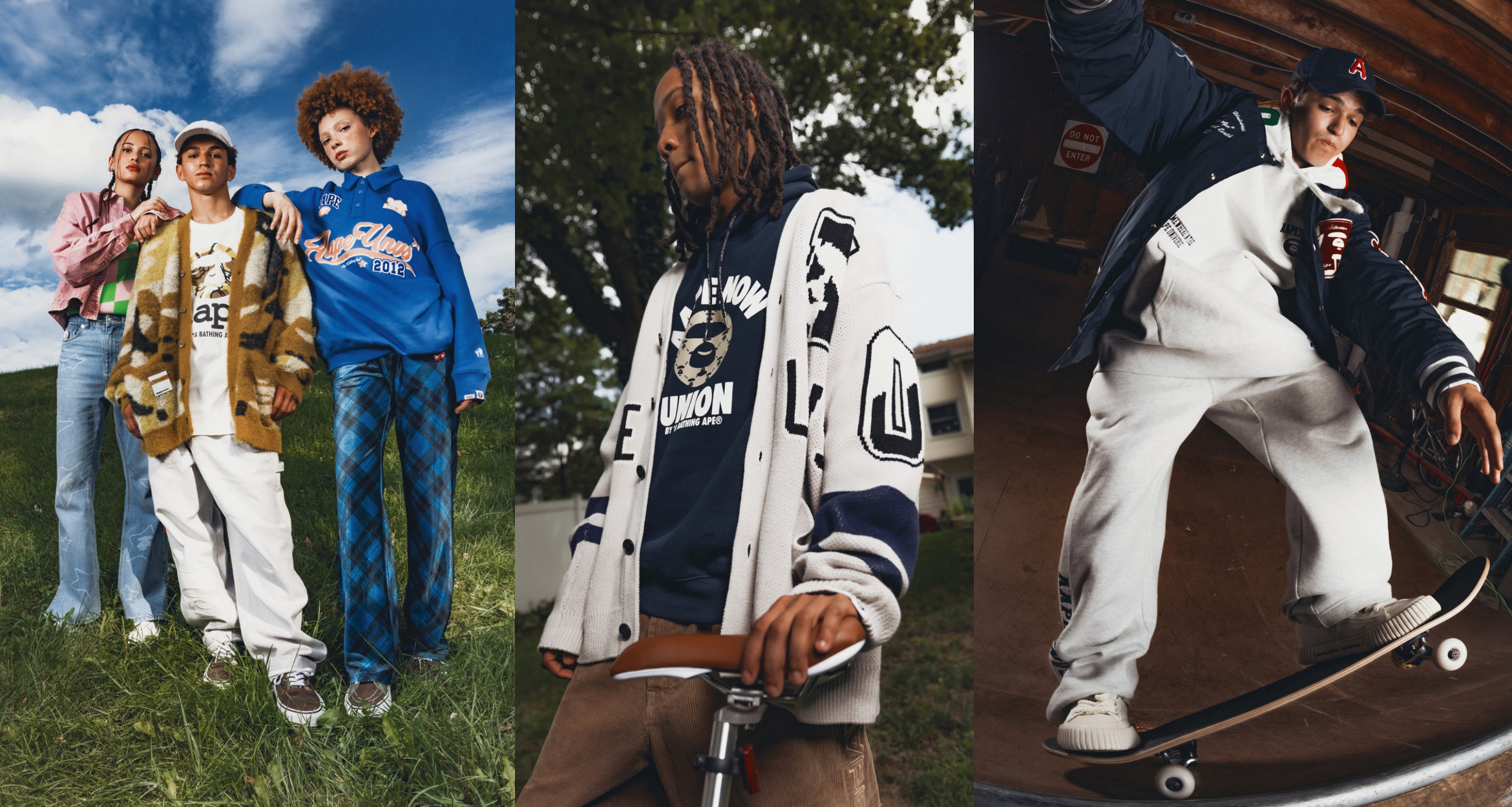 AAPE by A Bathing Ape Taps into Skate and Varsity Culture for FW23 ...